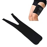Fyearfly Oberschenkelbandage, Verstellbare Oberschenkel-Kompressionsmanschette,...