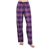 JTPW Women's 100% Cotton Super Soft Flannel Pajama/Lounge Bottoms with Pockets,...