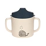 LÄSSIG Kinder Trinklernbecher mit Henkel und abnehmbarem Deckel 150 ml/Sippy...