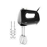 Braun Household MultiMix 2 HM2110BK Handmixer - Handrührgerät mit 4...