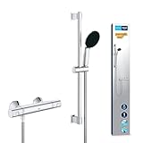 GROHE Precision Start - Thermostat Brauseset wassersparend - 9l pro Min (1...