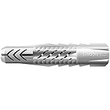 FISCHER Universaldübel UX 8 x 50, Schachtel mit 50 Nylondübeln, Allzweckdübel...
