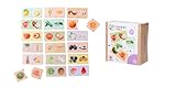 Eichhorn – Montessori – Puzzle zum Erlernen der Obst- & Gemüsesorten, finde...