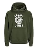JACK & JONES Herren Hoodie Kapuzenpullover JJVICTO Sweat Hood 12256815,Kombu...