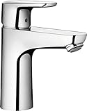 Hansgrohe 14080000 Ecos L Einhebel-Waschtischmischer, Mischbatterie: Messing,...