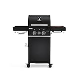 BURNHARD® Gasgrill 2-Brenner 900°C Infrarot-Keramikbrenner,...