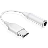 USB C auf 3,5 mm Klinke Adapter, USB C Kopfhörer Adapter, USB Typ C auf Aux...