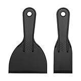 WOLMIK 2 Stücke Kunststoffspachtel Zubehör Set, Spachtelmesser Schaber...