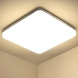 OUILA Led Deckenleuchte, 20W 2000LM Deckenlampe Led Deckenleuchte Flach, IP44...