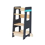 KYWAI® – Montessori Lernturm ab 1 Jahr, aus robustem Holz, Premium-Modell in...