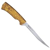 Helle 167515 Unisex – Erwachsene Filetiermesser,STEINBIT,Griff aus masurischer...