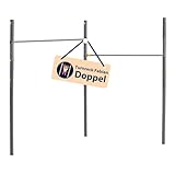 HUDORA Turnreck Fabian Standard/Pro - einfache/doppelte Turnstange für Kinder &...