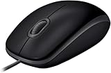 Logitech B110 Kabelgebundene USB-Maus, geräuschlose Tasten, komfortables Design...