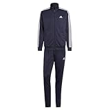 adidas Herren Basic 3-Stripes Tricot Track Suit, Legend Ink / White, XL