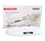 Belko® Babywaage flach digital bis 20kg Baby Waage Stillwaage Tierwaage...