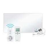 BR Bringer Infrarotheizung 1200 Watt - mit Smart Thermostat und Fernbedienung -...