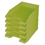 helit H2661653 - Briefablage the green staff, DIN A4-C4, 5 Stück, hellgrün,...