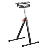 VEVOR 3-in-1 Rollenständer, 136 kg, 68–108 cm höhenverstellbar, Rollenbock...