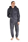 CityComfort Herren Overall Jumpsuit, One Piece Anzug Fleece Onesie Herren...