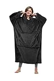 Catalonia Classy Extra Lange Fleece Hoodie Decke, Flauschige Übergroße...