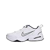 Nike Herren Air Monarch Iv Fitnessschuhe, Weiß Midnight Navy Metallic Silver,...