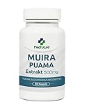 Muira Puama Extrakt 500mg 60 Kapseln Potenz Libido Menopause
