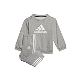 adidas Unisex Baby I Bos Ft Youth Baby Jogger, Top:Medium Grey Heather/White...