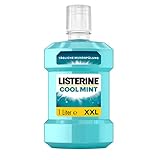 Listerine Cool Mint (1 Liter), antibakterielle Mundspülung mit ätherischen...