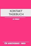 Kontakttagebuch für Arbeitnehmer:innen: Cluster Kontakttagebuch in DIN A5