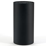 Cheerhom Messerblock Ohne Messer Schwarz, Universal Messerblocks mit Flexiblen...