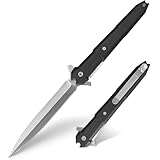 Kryvex Klappmesser Taschenmesser, EDC Einhandmesser, Tanto Klappmesser mit...