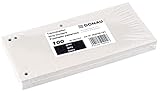 DONAU 100er Pack Trennstreifen/Farbe: Grau / 1/3 A4 aus 190 g/m²...