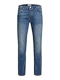 Herren Jack & Jones Jeans Tim Straight Legs Slim Fit Flat Front Tim ORIGINAL,...