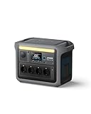 Anker SOLIX C1000 Tragbare Powerstation, LiFePO4, 1800W Solargenerator, 100%...