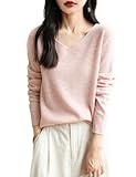 Chanyarn Damen Elegantpullover 100% Merinowolle V-Ausschnitt Kaschmir 2025...