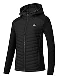 MoFiz Damen Fleecejacke Sweatjacke Hybridjacke Wanderjacke Atmungsaktiv Full Zip...