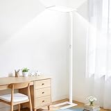 LES FLEURS 120W LED Stehlampe,10000lm Vollspektrum Augenpflege Leselampe, 195cm...