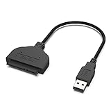BENFEI SATA auf USB-Kabel, USB 3.0 auf SATA III Festplatten-Adapter, kompatibel...