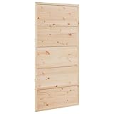vidaXL Scheunentür, Holzschiebetür Platzsparend, Zimmertür Scheunentor-Look,...
