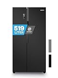 Heinrich´s Side-by-Side Kühlschrank, Kühlgefrierkombination mit 519L Mega...