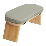 BAOCHADA Meditationsbank – Klappbare Ergonomische Bambus-Meditationsbank mit...