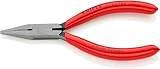KNIPEX Greifzange für Feinmechanik mit Kunststoff überzogen schwarz...