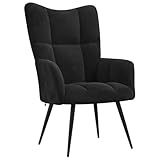 vidaXL Relaxsessel, Sessel mit Stahlgestell, Relaxstuhl Polsterstuhl mit...
