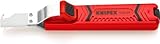 KNIPEX Abmantelungswerkzeug mit Schleppklinge schlagfestes Kunststoffgehäuse...
