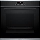 Bosch HBA272BB3, Serie 4, Einbau-Backofen, 60 x 60 cm, Pyrolyse-Selbstreinigung,...