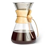 Amazon Basics Kaffeemaschine Zum Übergießen, 1.005,5ml Borosilikatglas,...