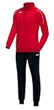 JAKO Kinder Trainingsanzug Polyester Classico, rot, 164, M9150