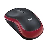 Logitech M185 Kabellose Maus, 2,4 GHz mit USB-Nano-Empfänger, 12 Monate...