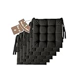 Il Tuo Artigiano Design 6 Stuhlkissen im Set, 40 x 40 cm 6 cm dick, Polsterung...