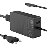 Surface Ladekabel 65W 15V 4A Microsoft Ladegerät Netzteil für Surface Pro...